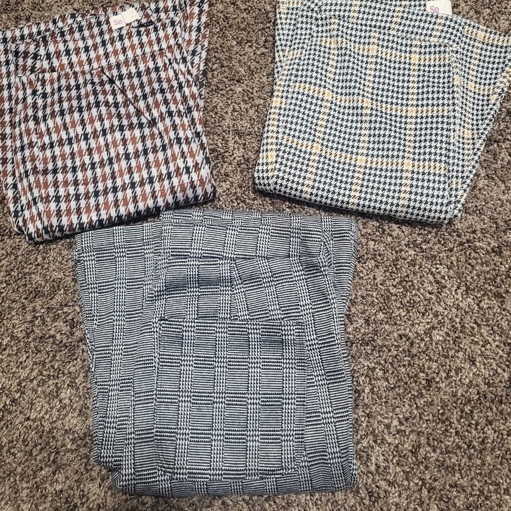 SO Pull On Flares - THREE pairs